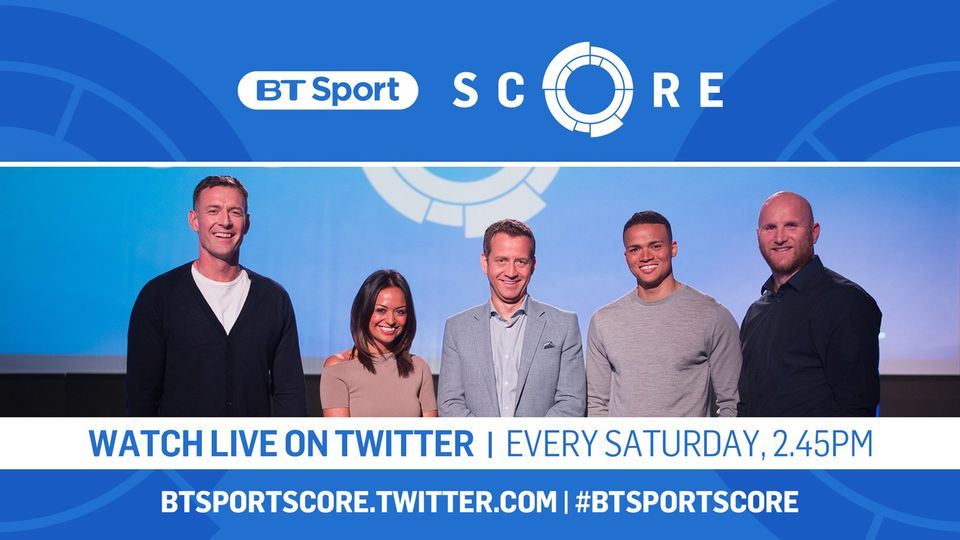 BT Sport Score to be streamed free on Twitter